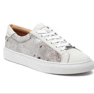 JSlides Metallic Pony Calf hair sneakers
